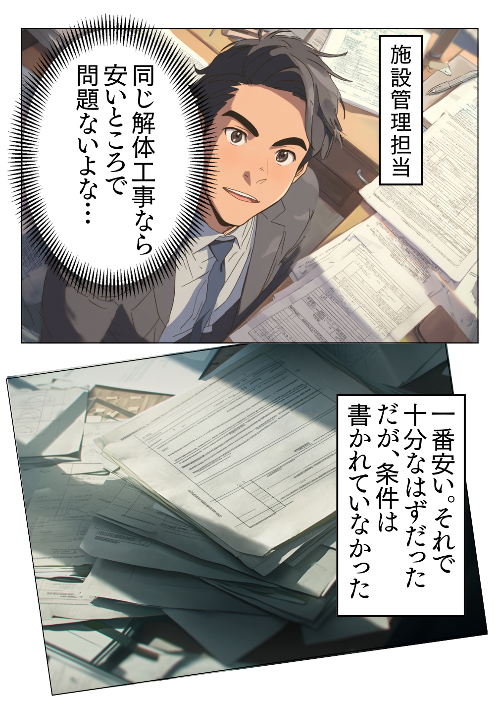 �G�X�J���[�^�[��̂̌��ς����z�����Ŕ�r���A�����s���ɋC�Â��Ȃ��{�݊Ǘ��S���҂̏��